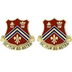 102nd Field Artillery Regiment Unit Crest (Sic Itur Ad Astra)